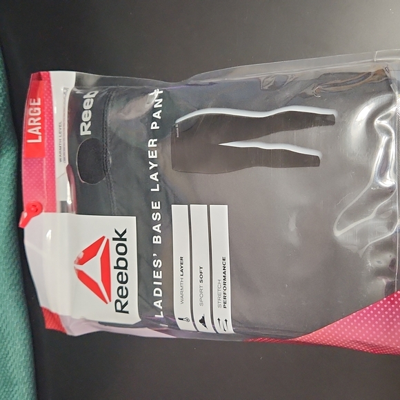 Reebok Pants & Jumpsuits New Reebok Ladies Base Layer Pant Large